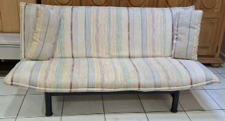 Canapé convertible en tissu